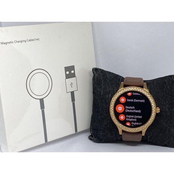 Fossil Gen 3 Authentic Genuine Smart Watch Custom Band FTW6008 LT215 - Picture 1 of 12